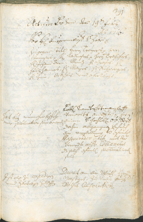 Civic Archives of Bozen-Bolzano - BOhisto Ratsprotokoll 1714/17 