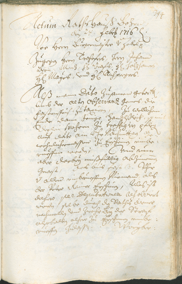 Civic Archives of Bozen-Bolzano - BOhisto Ratsprotokoll 1714/17 