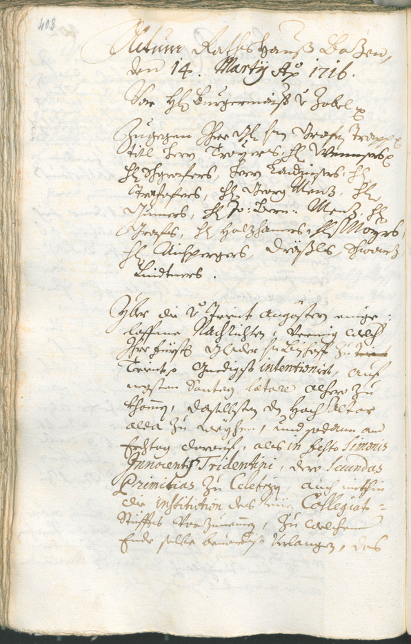 Civic Archives of Bozen-Bolzano - BOhisto Ratsprotokoll 1714/17 