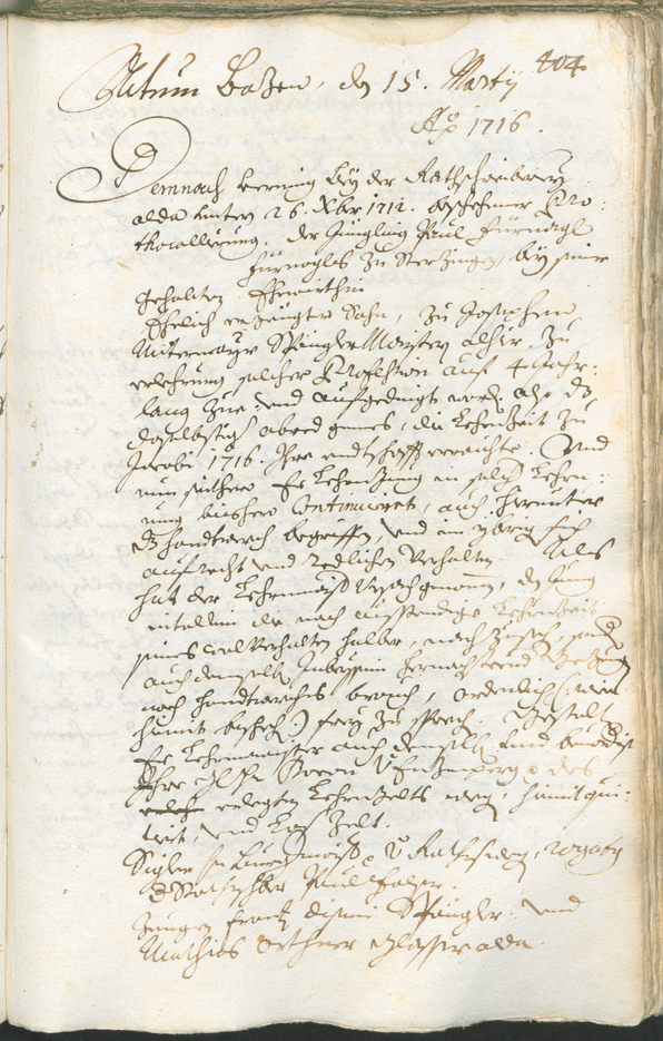 Civic Archives of Bozen-Bolzano - BOhisto Ratsprotokoll 1714/17 