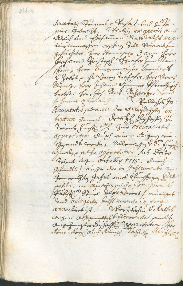 Archivio Storico della Città di Bolzano - BOhisto protocollo consiliare 1714/17 