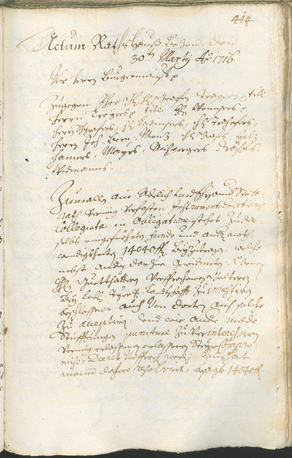 Civic Archives of Bozen-Bolzano - BOhisto Ratsprotokoll 1714/17 