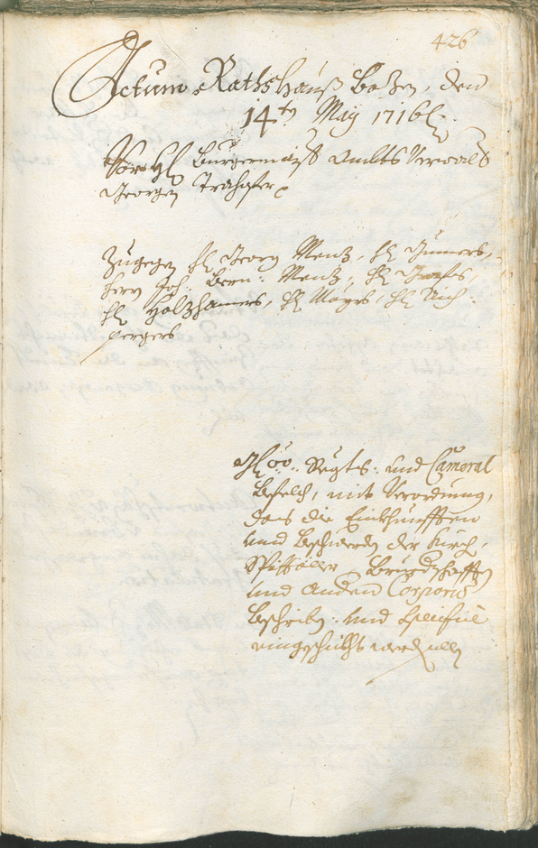 Civic Archives of Bozen-Bolzano - BOhisto Ratsprotokoll 1714/17 