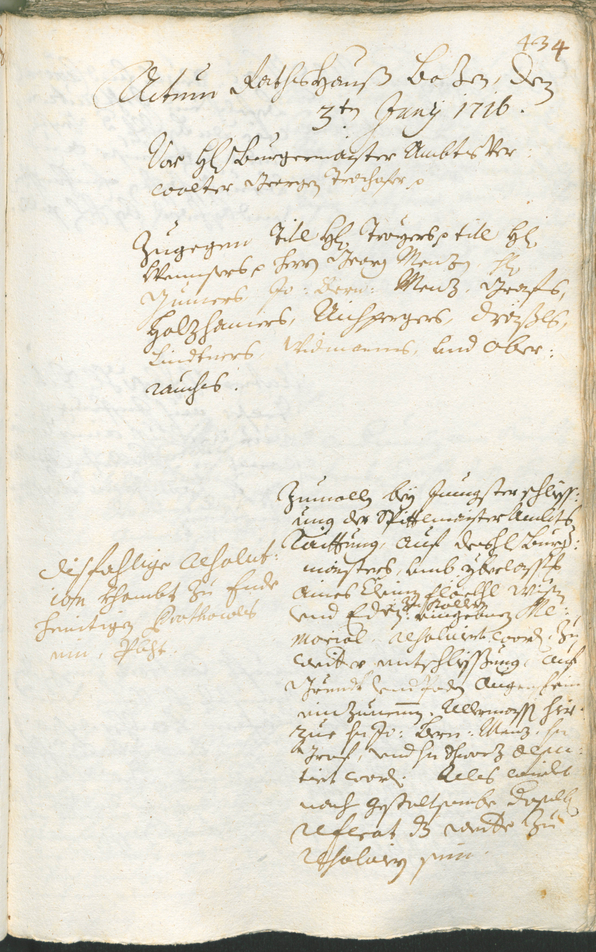 Civic Archives of Bozen-Bolzano - BOhisto Ratsprotokoll 1714/17 