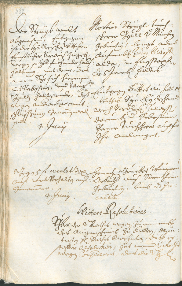 Stadtarchiv Bozen - BOhisto Ratsprotokoll 1714/17 