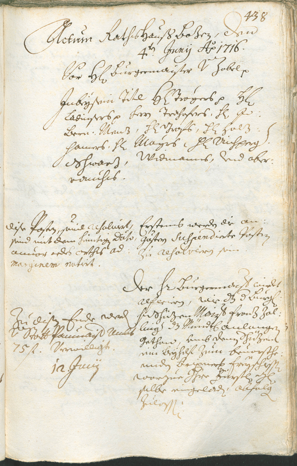 Civic Archives of Bozen-Bolzano - BOhisto Ratsprotokoll 1714/17 