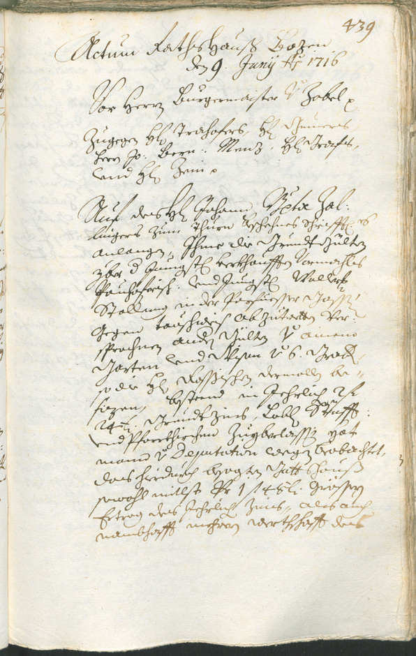 Civic Archives of Bozen-Bolzano - BOhisto Ratsprotokoll 1714/17 