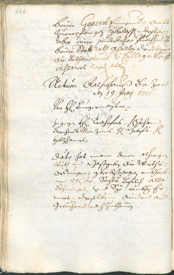 Civic Archives of Bozen-Bolzano - BOhisto Ratsprotokoll 1714/17 