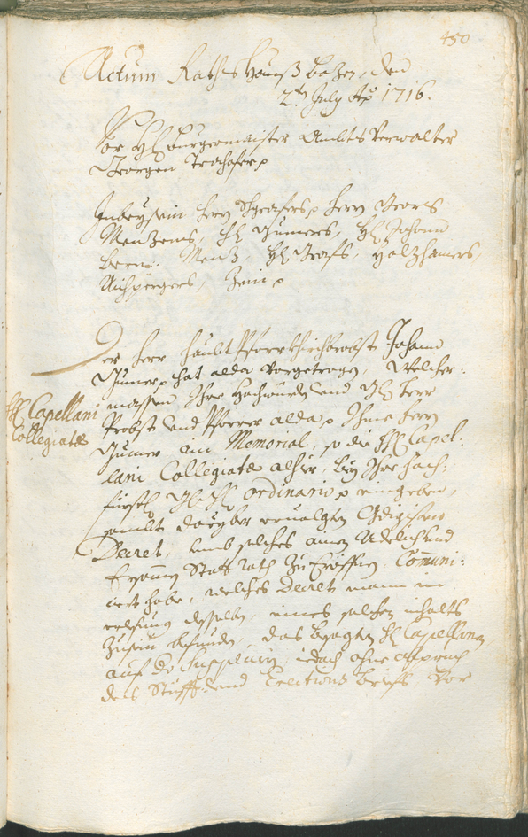 Civic Archives of Bozen-Bolzano - BOhisto Ratsprotokoll 1714/17 