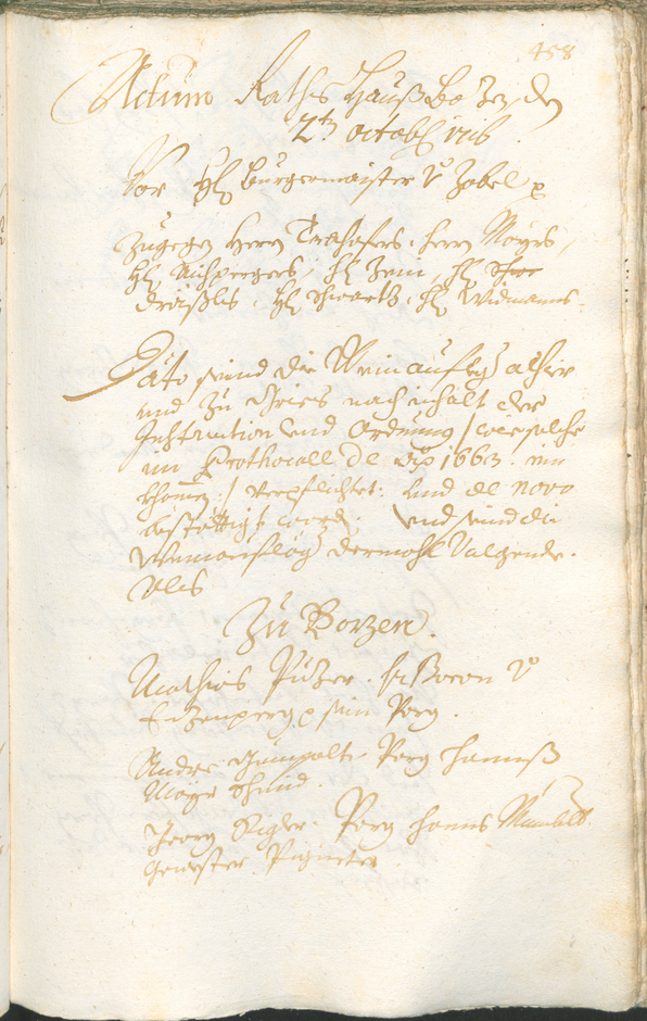 Civic Archives of Bozen-Bolzano - BOhisto Ratsprotokoll 1714/17 