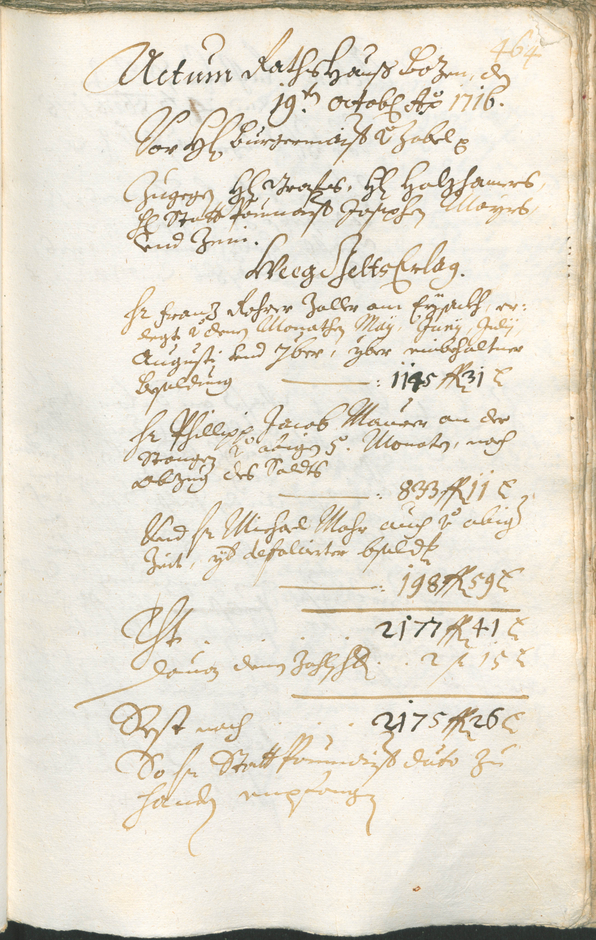 Civic Archives of Bozen-Bolzano - BOhisto Ratsprotokoll 1714/17 