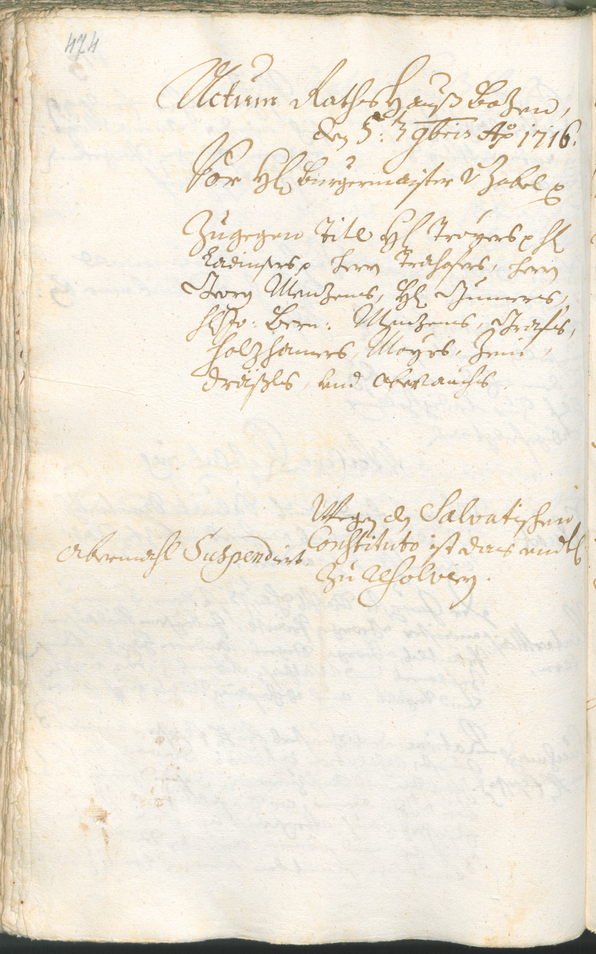 Civic Archives of Bozen-Bolzano - BOhisto Ratsprotokoll 1714/17 