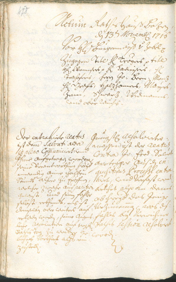 Archivio Storico della Città di Bolzano - BOhisto protocollo consiliare 1714/17 