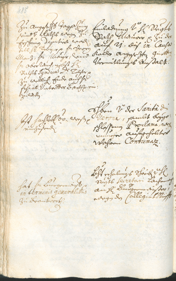 Stadtarchiv Bozen - BOhisto Ratsprotokoll 1714/17 