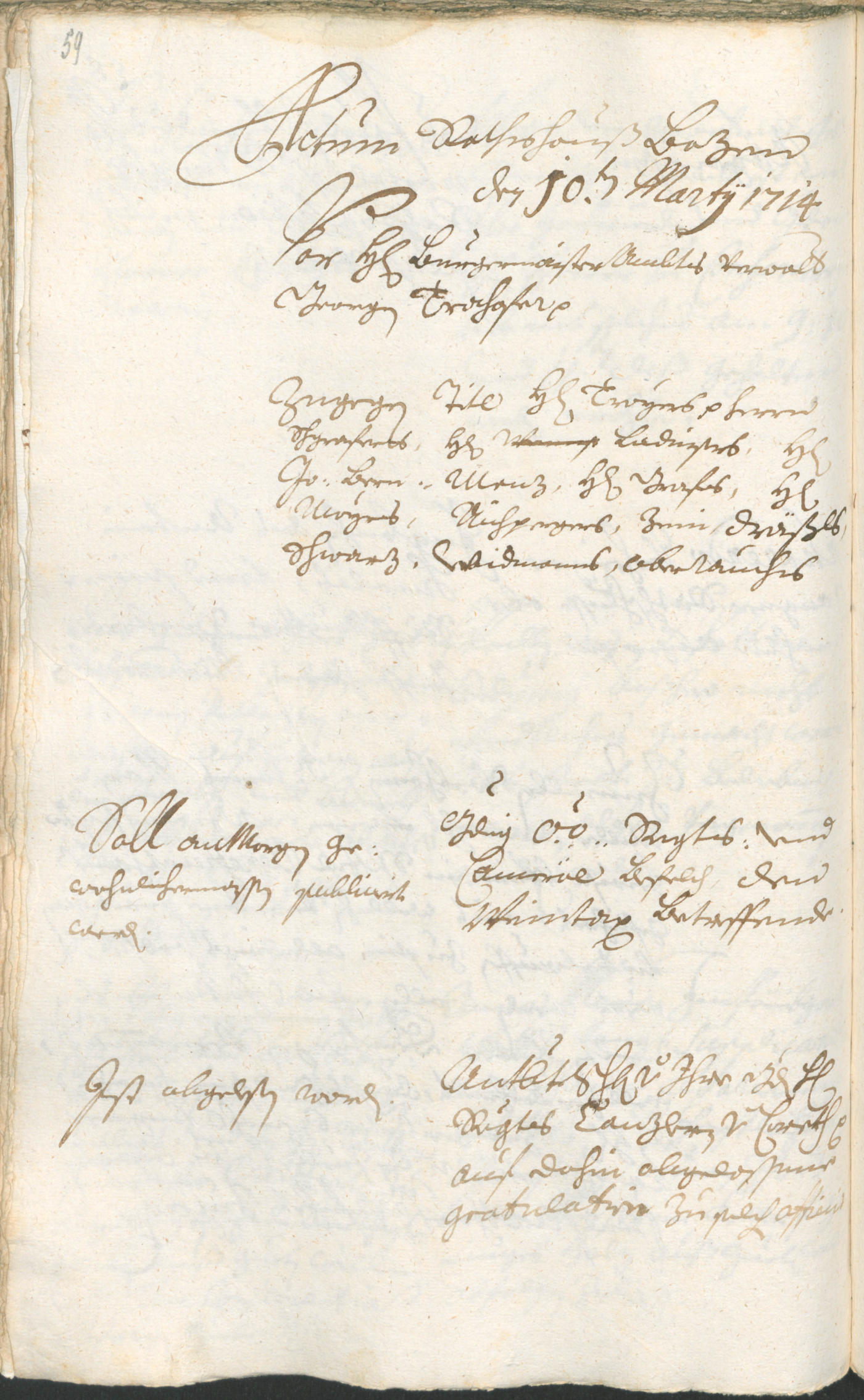 Civic Archives of Bozen-Bolzano - BOhisto Ratsprotokoll 1714/17 