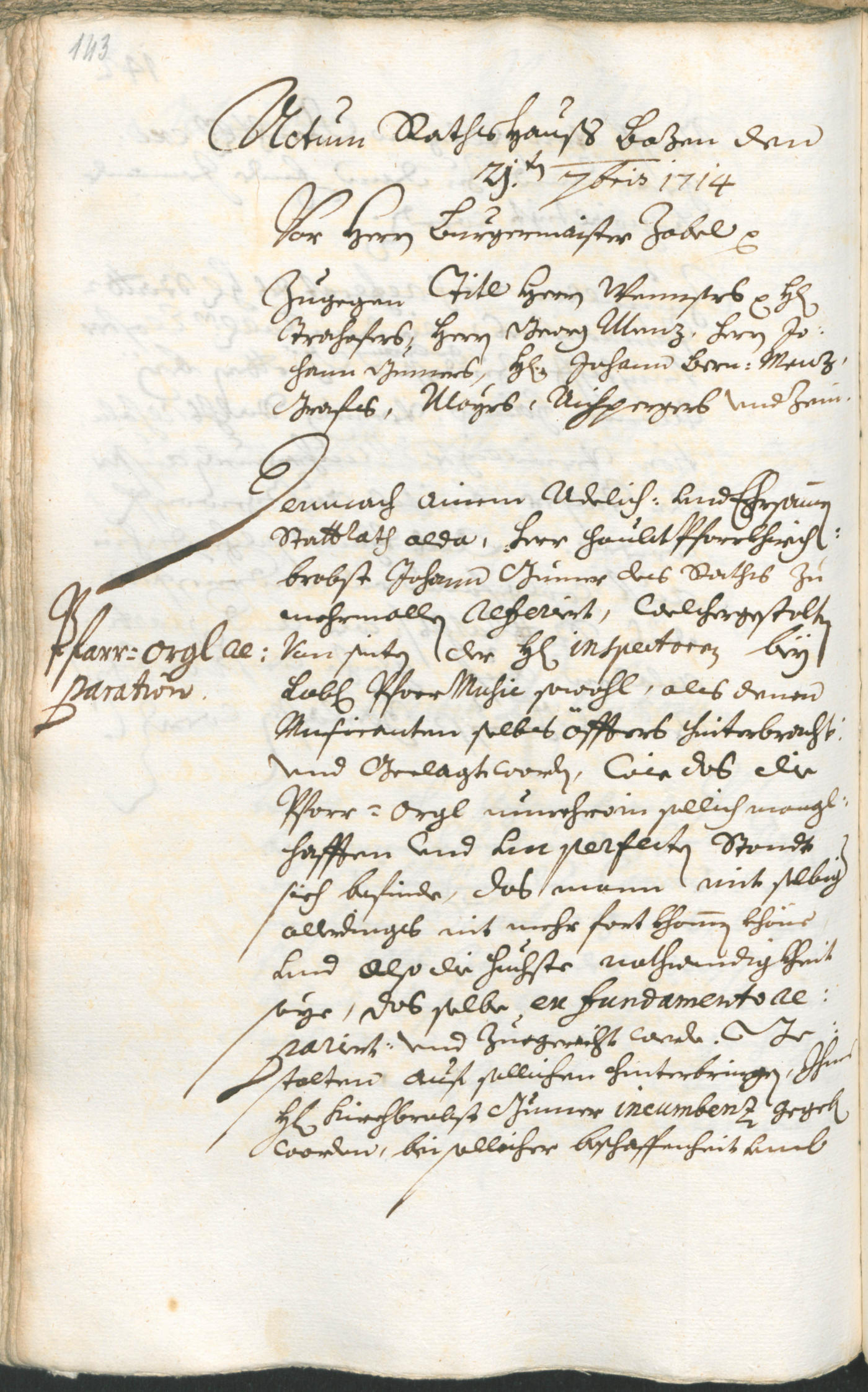 Civic Archives of Bozen-Bolzano - BOhisto Ratsprotokoll 1714/17 