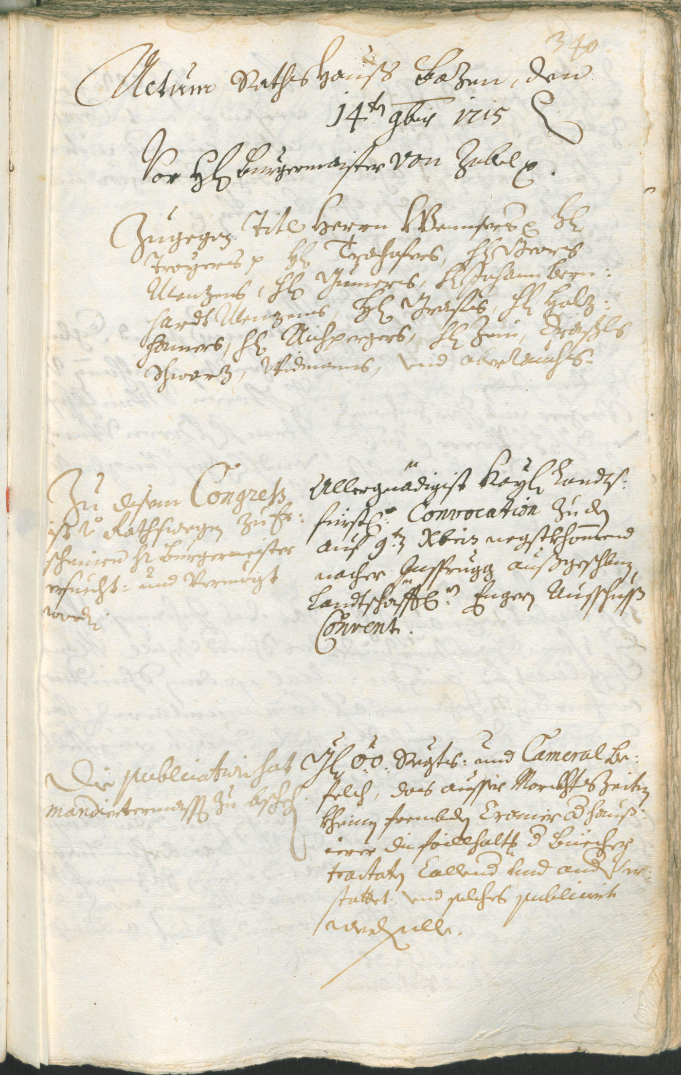 Civic Archives of Bozen-Bolzano - BOhisto Ratsprotokoll 1714/17 