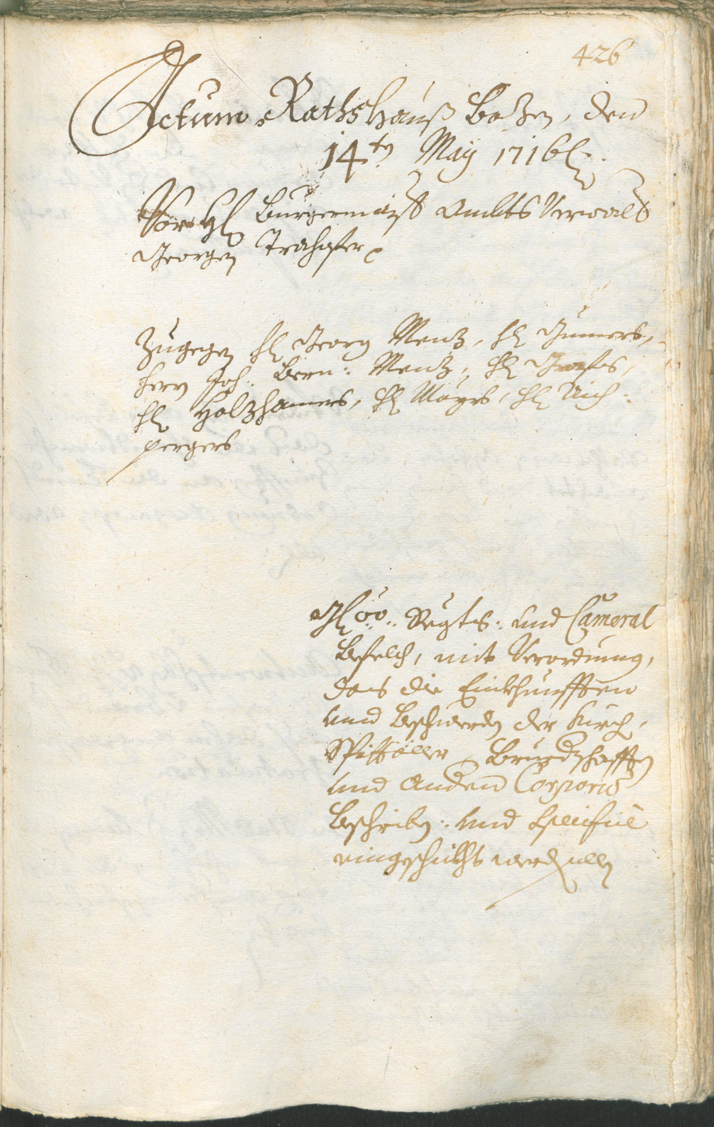 Civic Archives of Bozen-Bolzano - BOhisto Ratsprotokoll 1714/17 
