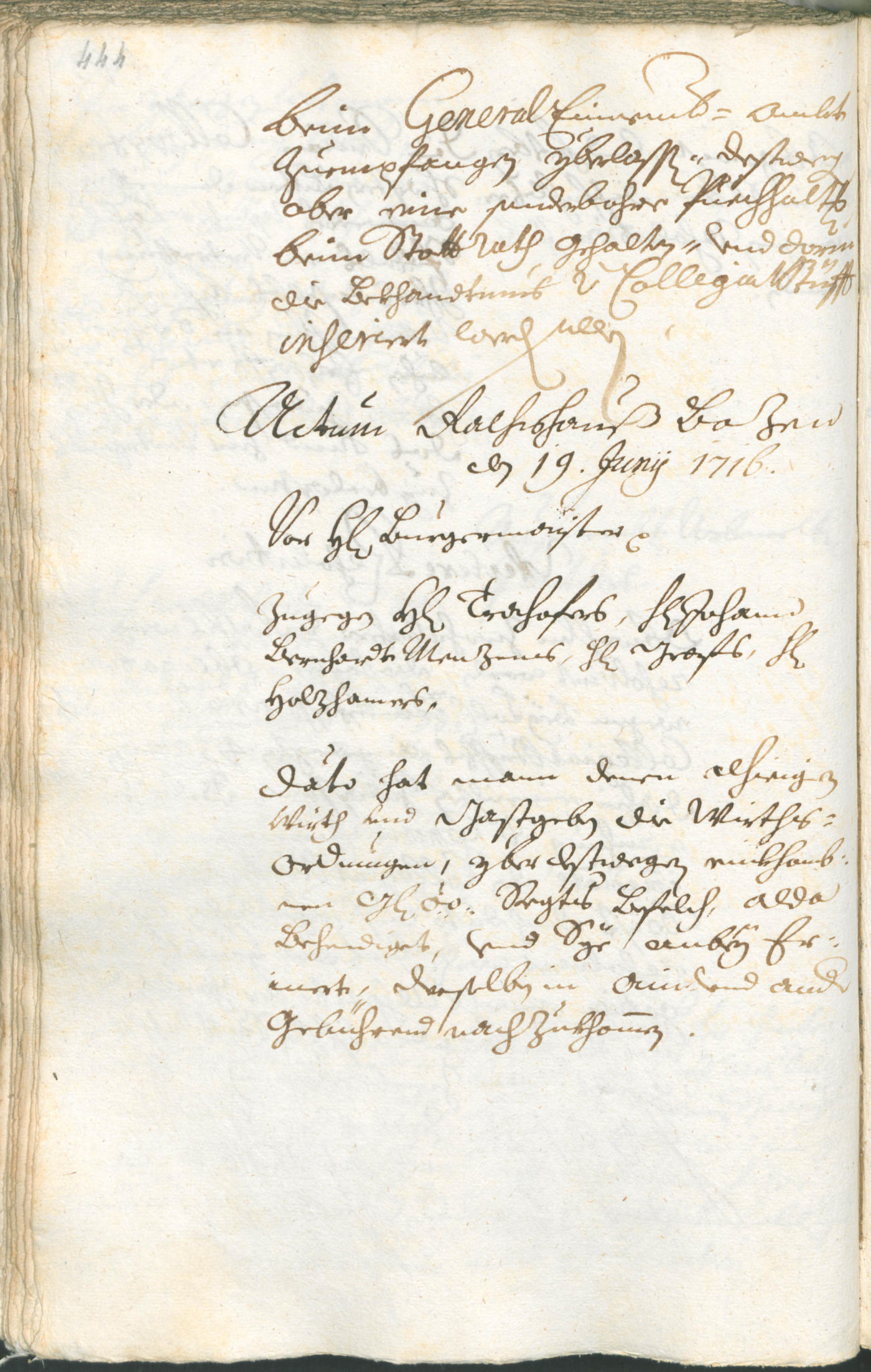 Archivio Storico della Città di Bolzano - BOhisto protocollo consiliare 1714/17 
