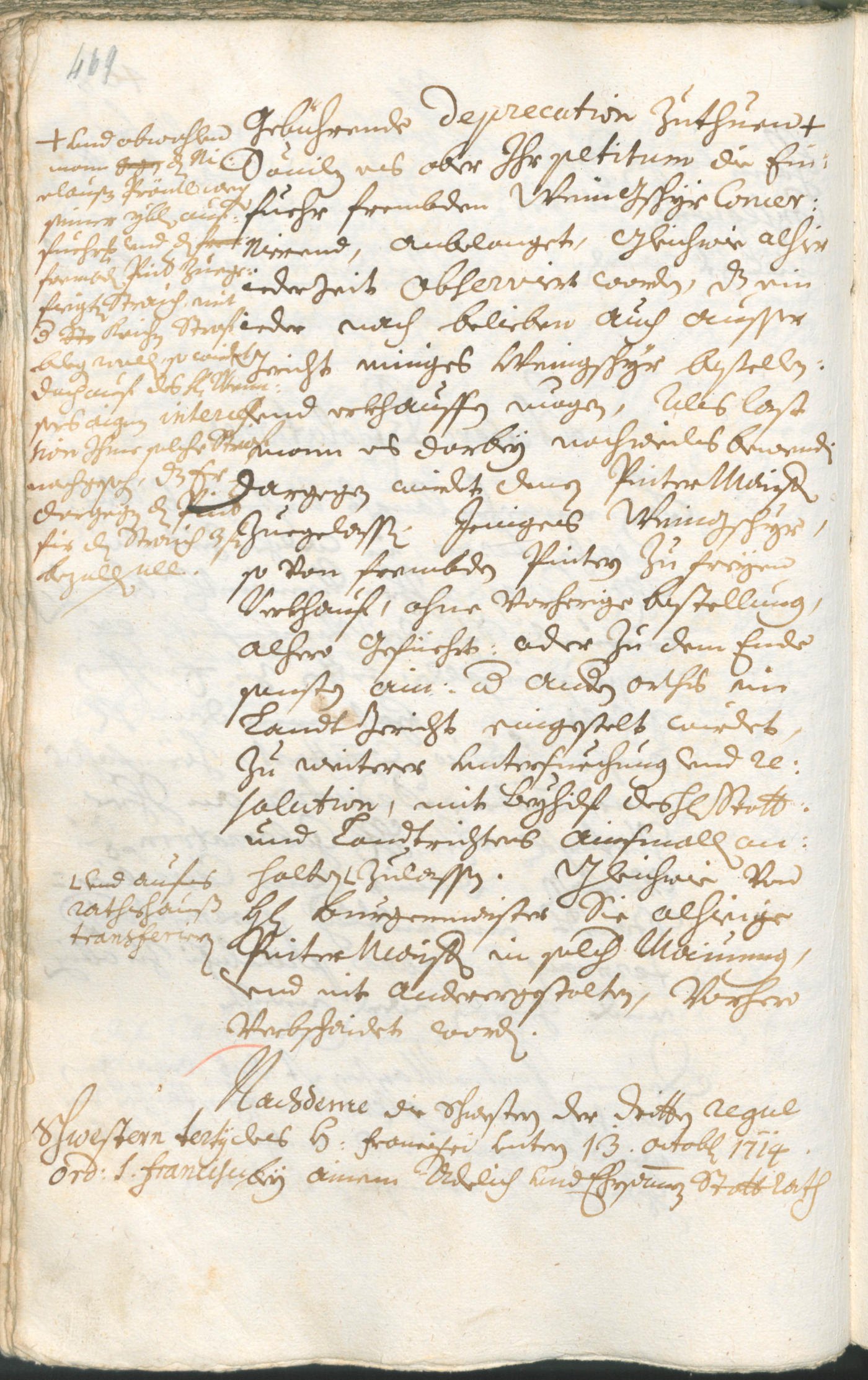Stadtarchiv Bozen - BOhisto Ratsprotokoll 1714/17 