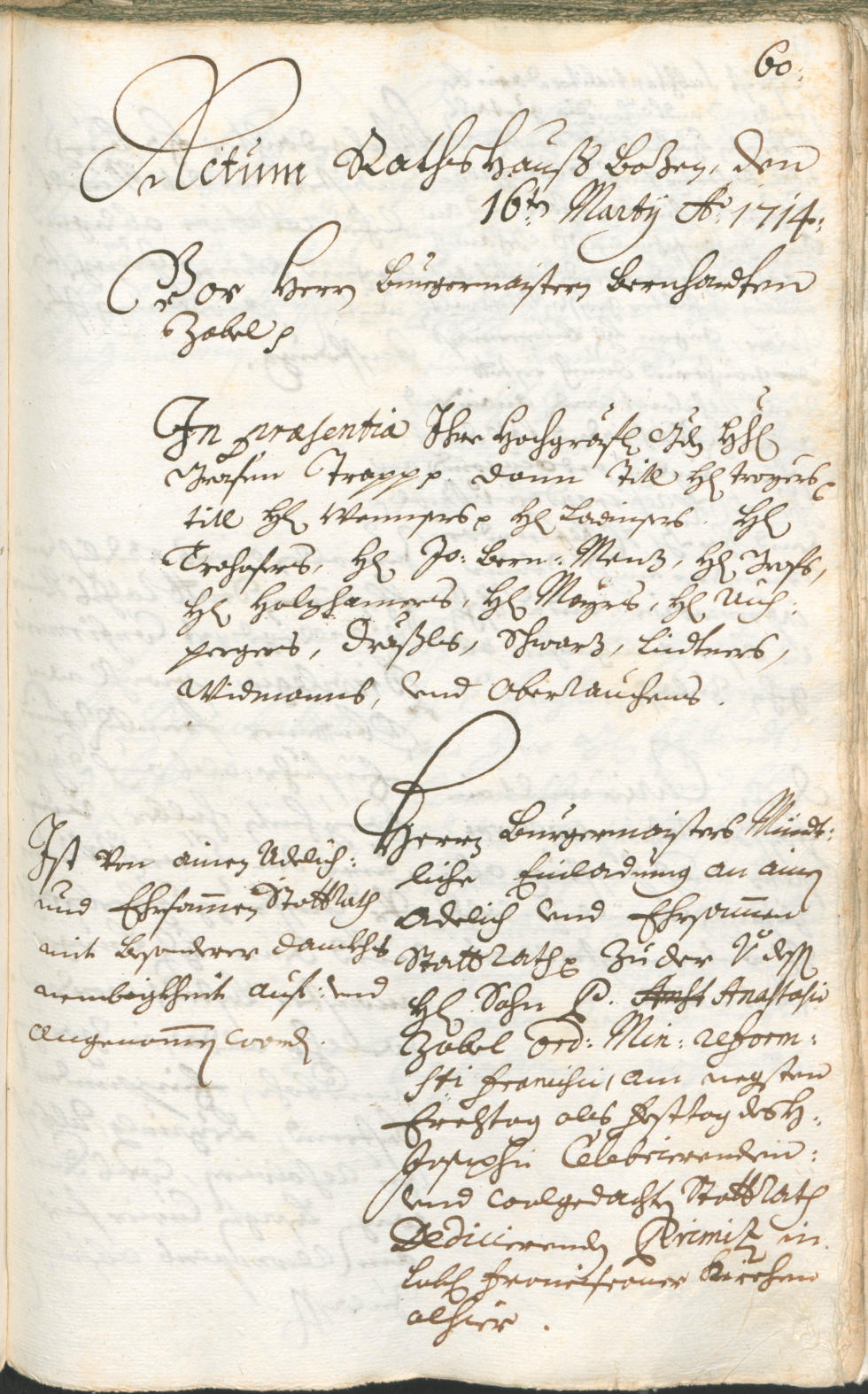 Civic Archives of Bozen-Bolzano - BOhisto Ratsprotokoll 1714/17 