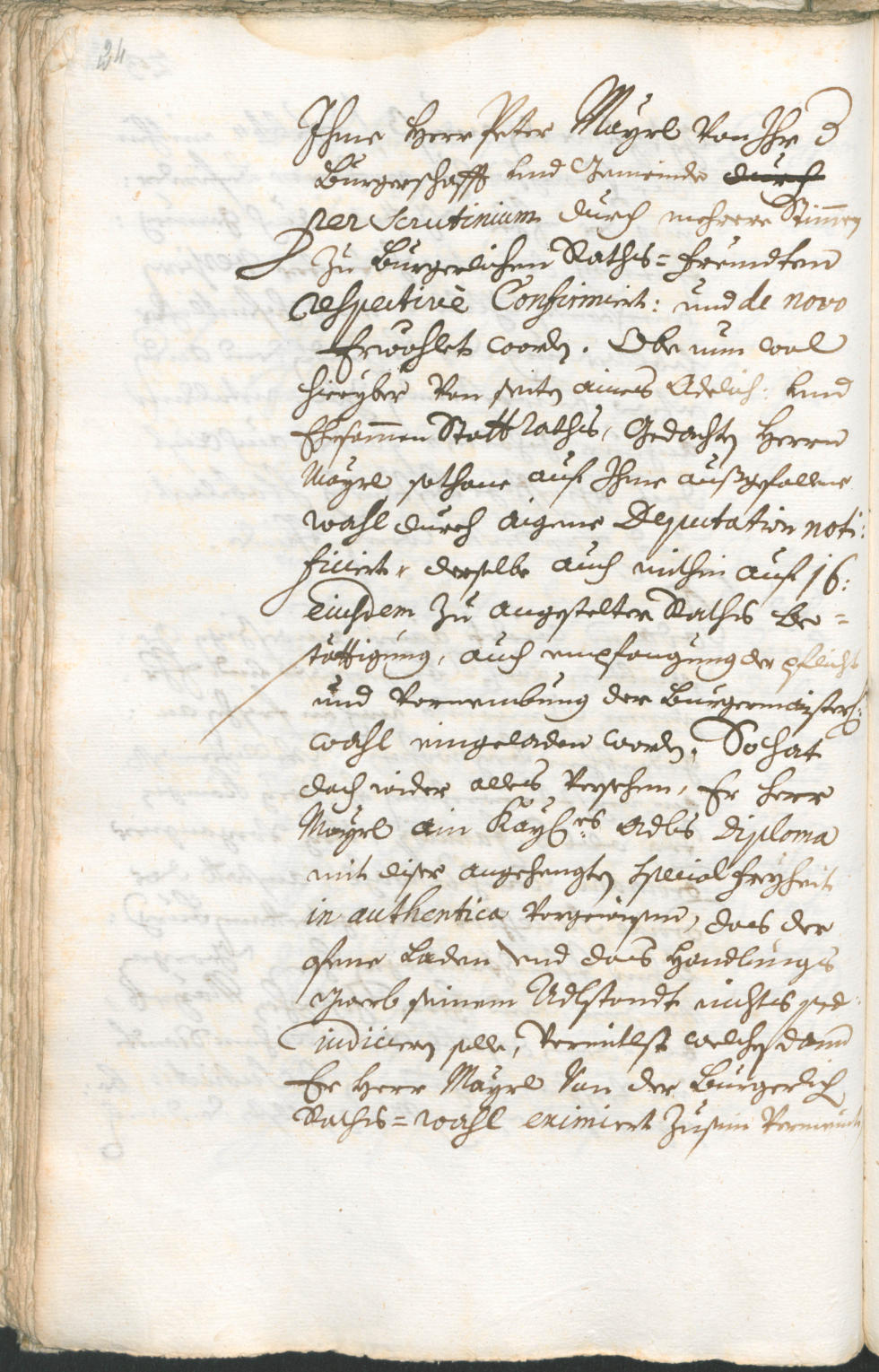 Stadtarchiv Bozen - BOhisto Ratsprotokoll 1714/17 