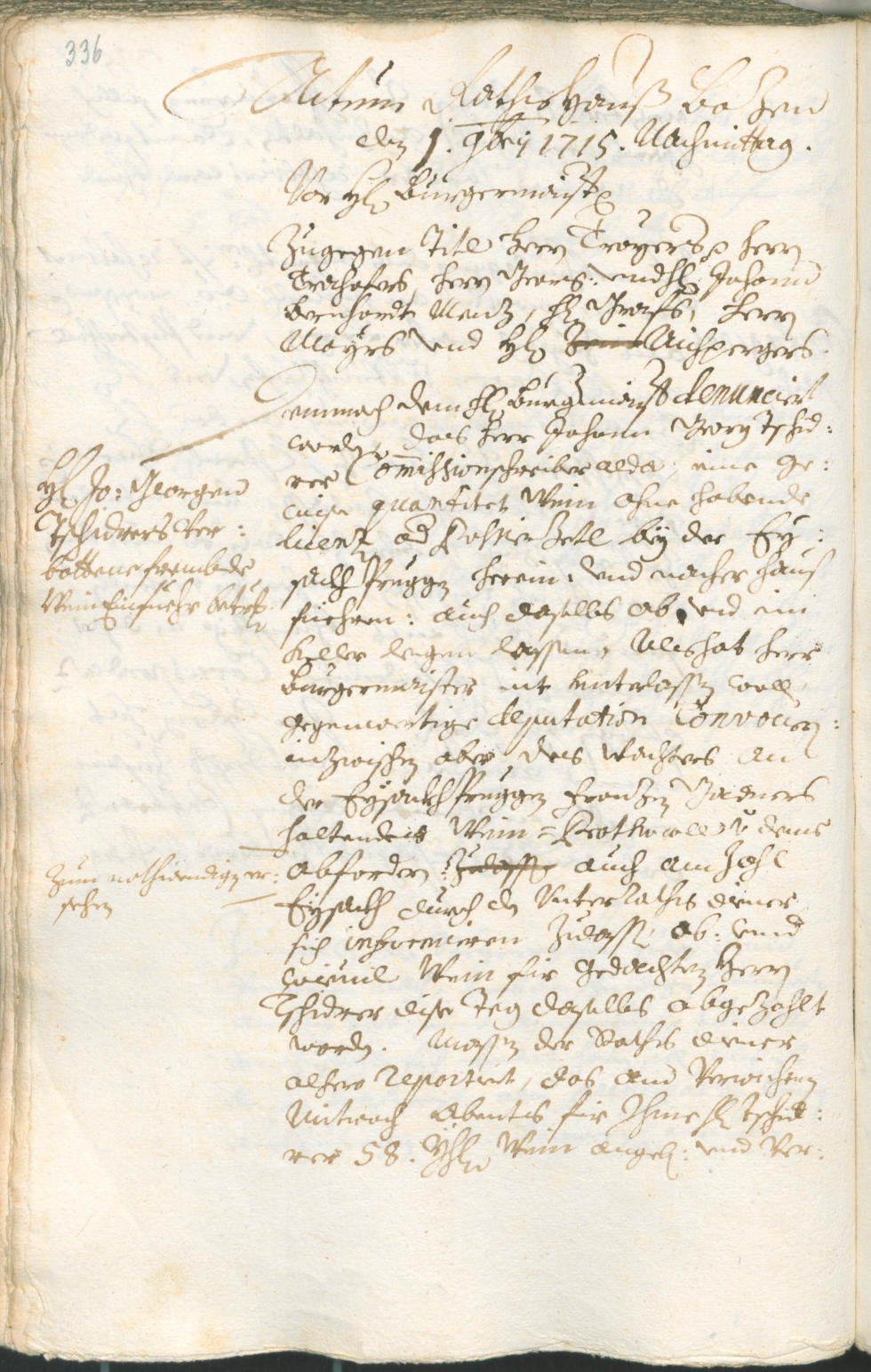 Civic Archives of Bozen-Bolzano - BOhisto Ratsprotokoll 1714/17 