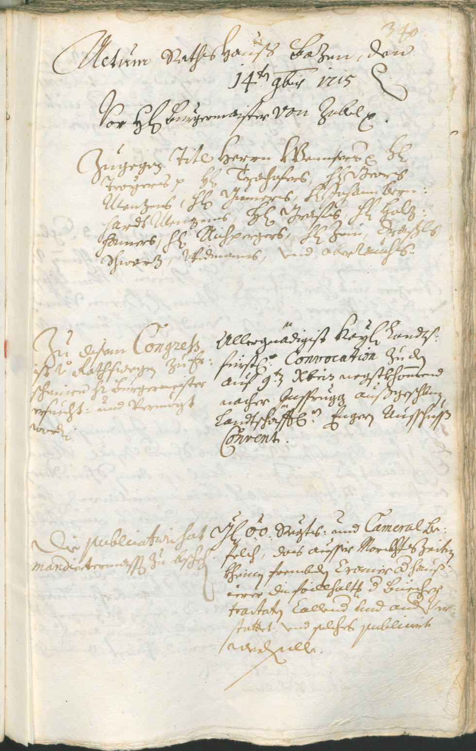Civic Archives of Bozen-Bolzano - BOhisto Ratsprotokoll 1714/17 
