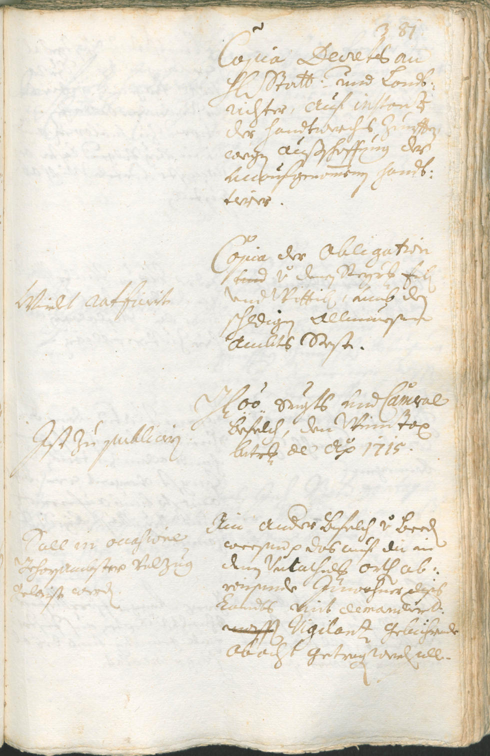 Civic Archives of Bozen-Bolzano - BOhisto Ratsprotokoll 1714/17 