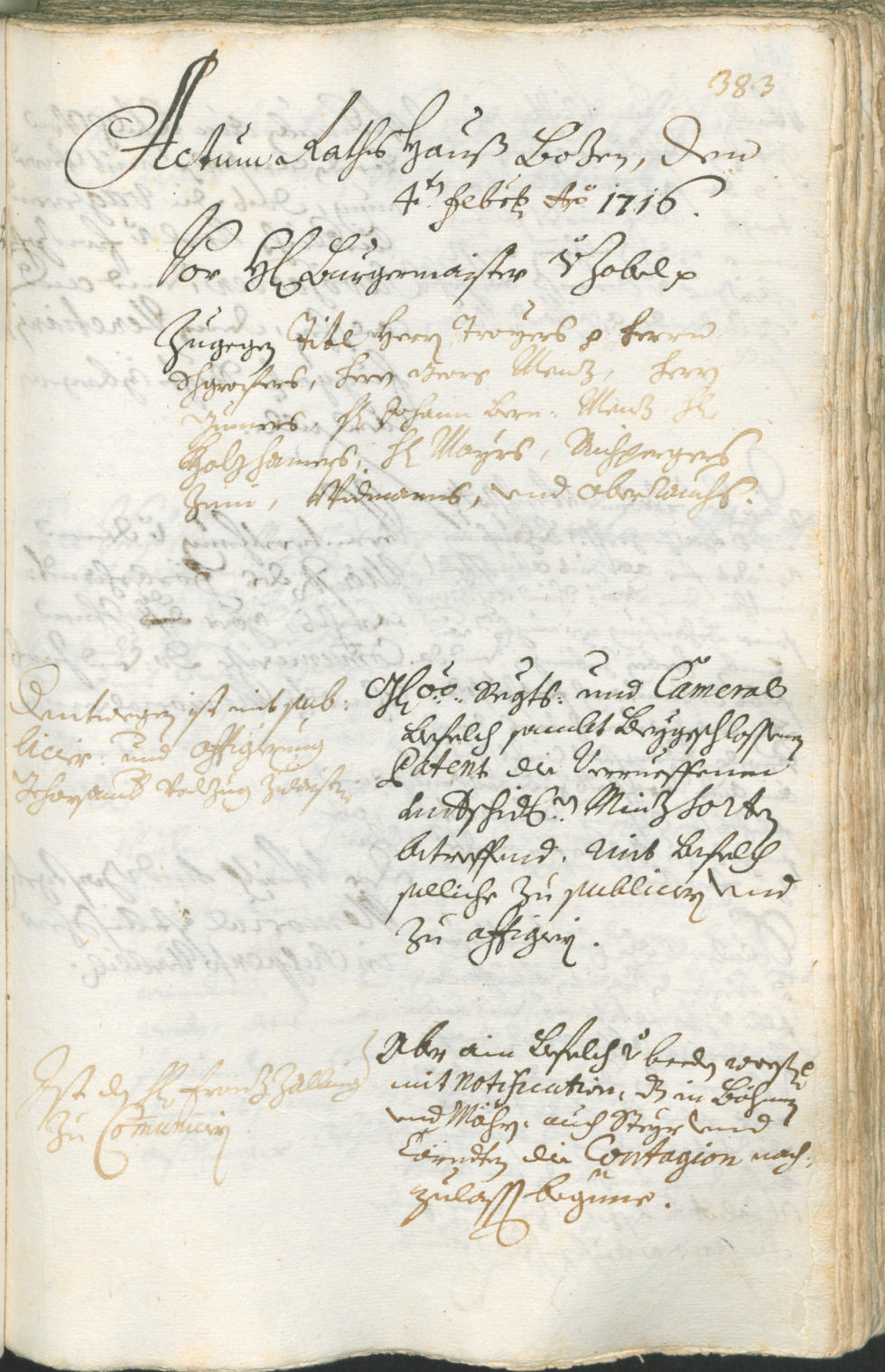 Civic Archives of Bozen-Bolzano - BOhisto Ratsprotokoll 1714/17 