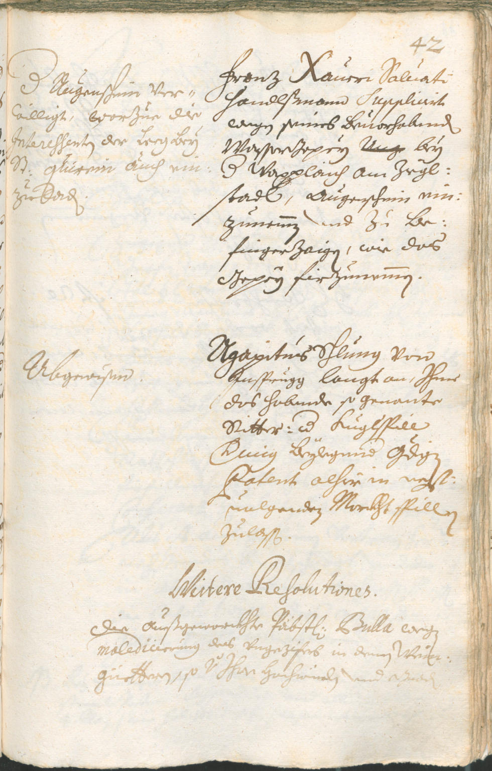 Stadtarchiv Bozen - BOhisto Ratsprotokoll 1714/17 