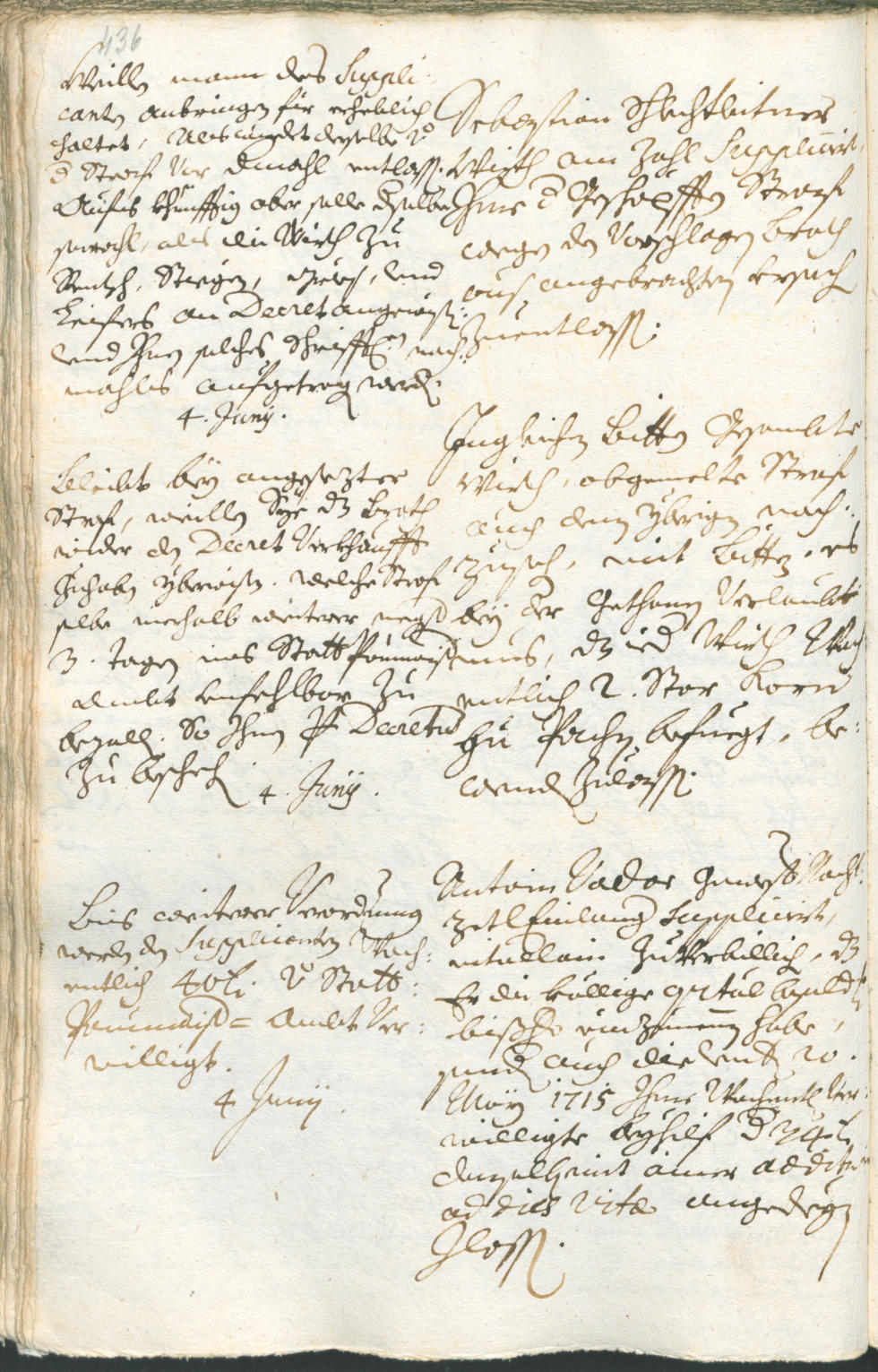 Civic Archives of Bozen-Bolzano - BOhisto Ratsprotokoll 1714/17 
