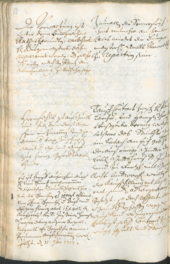 Archivio Storico della Città di Bolzano - BOhisto protocollo consiliare 1717/20 