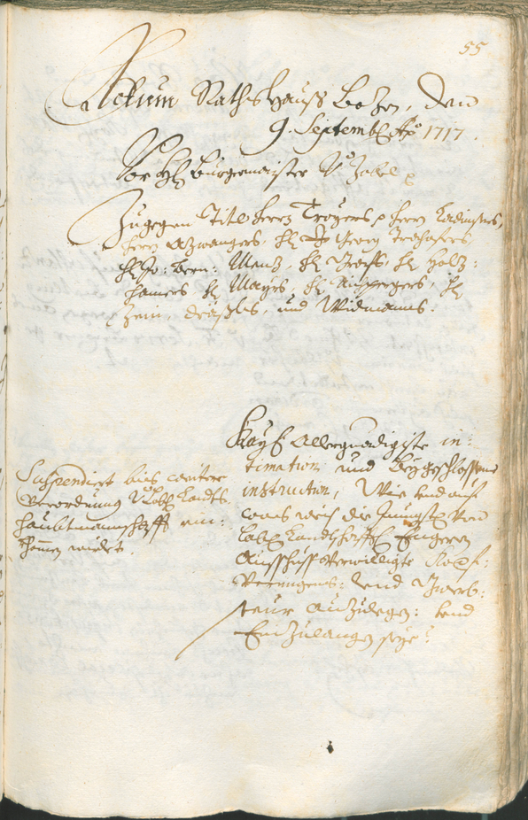 Civic Archives of Bozen-Bolzano - BOhisto Ratsprotokoll 1717/20 