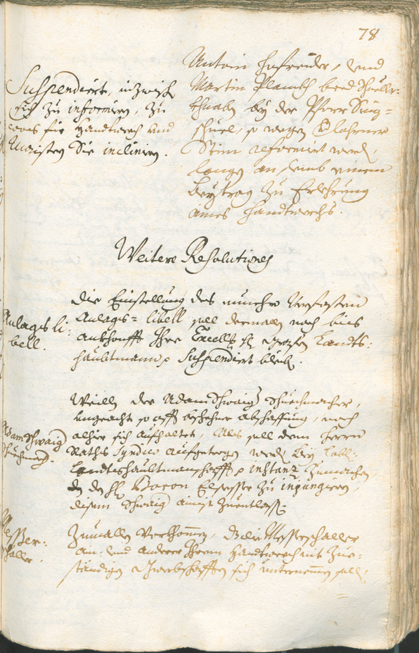 Civic Archives of Bozen-Bolzano - BOhisto Ratsprotokoll 1717/20 