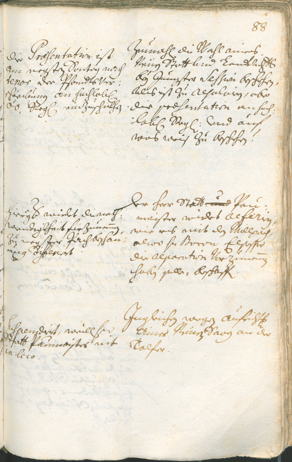 Stadtarchiv Bozen - BOhisto Ratsprotokoll 1717/20 