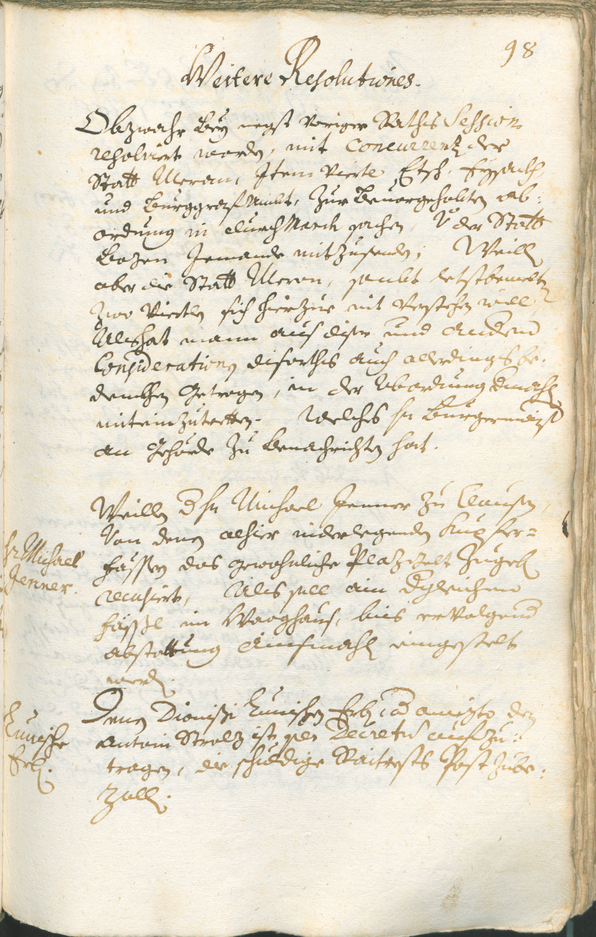 Civic Archives of Bozen-Bolzano - BOhisto Ratsprotokoll 1717/20 