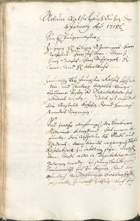 Civic Archives of Bozen-Bolzano - BOhisto Ratsprotokoll 1717/20 