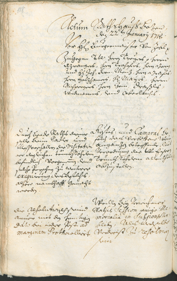 Civic Archives of Bozen-Bolzano - BOhisto Ratsprotokoll 1717/20 