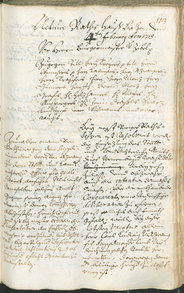 Civic Archives of Bozen-Bolzano - BOhisto Ratsprotokoll 1717/20 