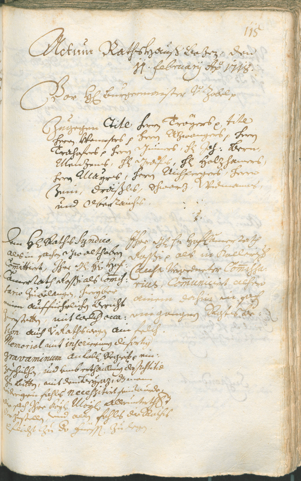 Civic Archives of Bozen-Bolzano - BOhisto Ratsprotokoll 1717/20 