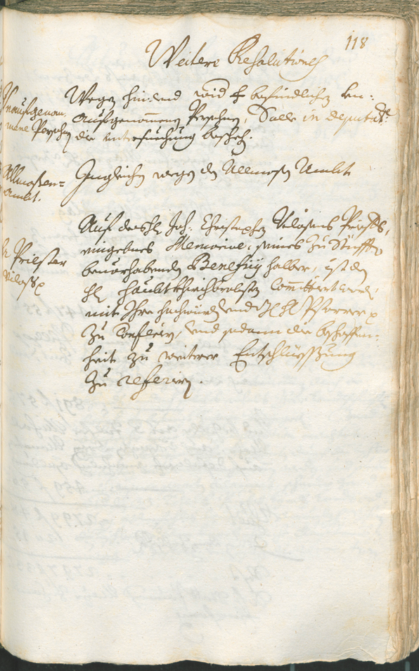 Civic Archives of Bozen-Bolzano - BOhisto Ratsprotokoll 1717/20 