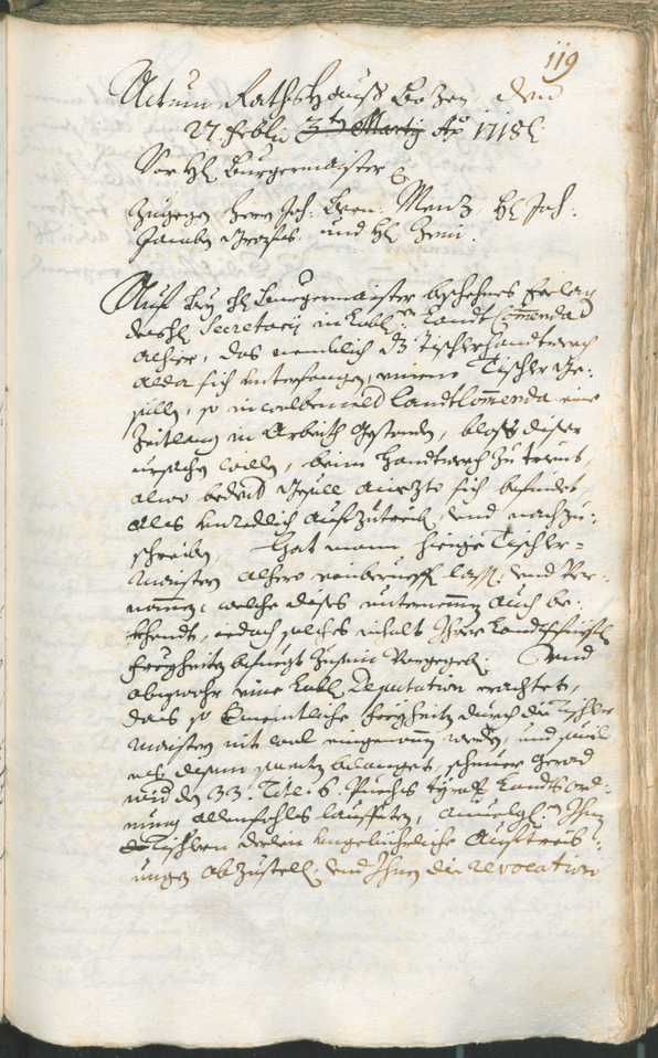 Archivio Storico della Città di Bolzano - BOhisto protocollo consiliare 1717/20 