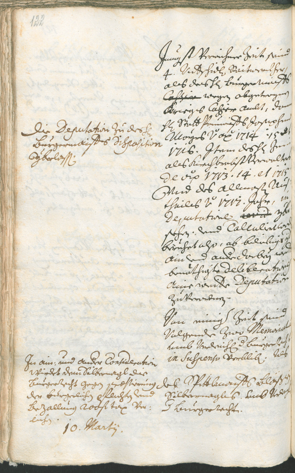 Stadtarchiv Bozen - BOhisto Ratsprotokoll 1717/20 