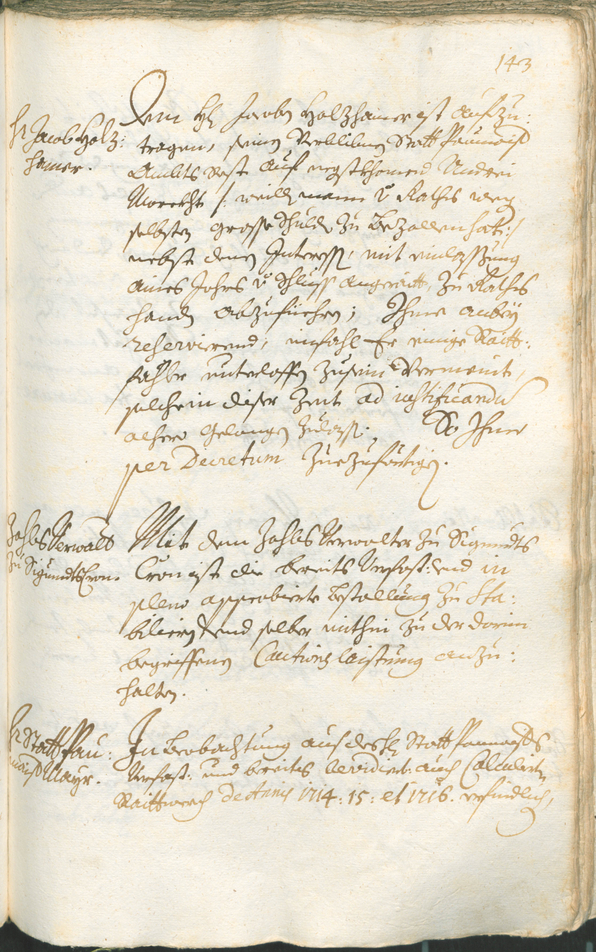 Civic Archives of Bozen-Bolzano - BOhisto Ratsprotokoll 1717/20 