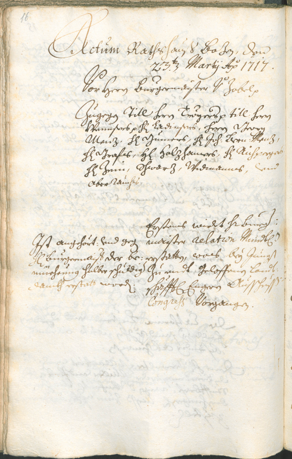 Civic Archives of Bozen-Bolzano - BOhisto Ratsprotokoll 1717/20 