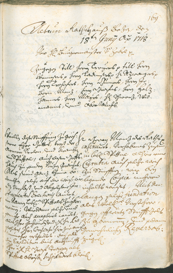 Civic Archives of Bozen-Bolzano - BOhisto Ratsprotokoll 1717/20 