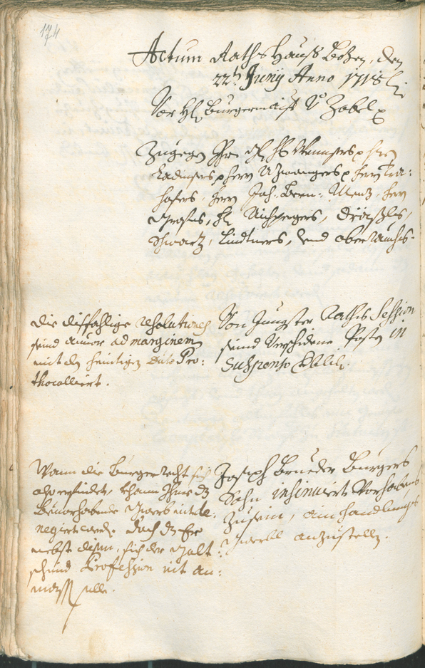 Civic Archives of Bozen-Bolzano - BOhisto Ratsprotokoll 1717/20 