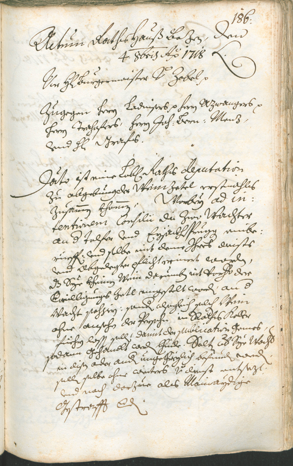 Civic Archives of Bozen-Bolzano - BOhisto Ratsprotokoll 1717/20 