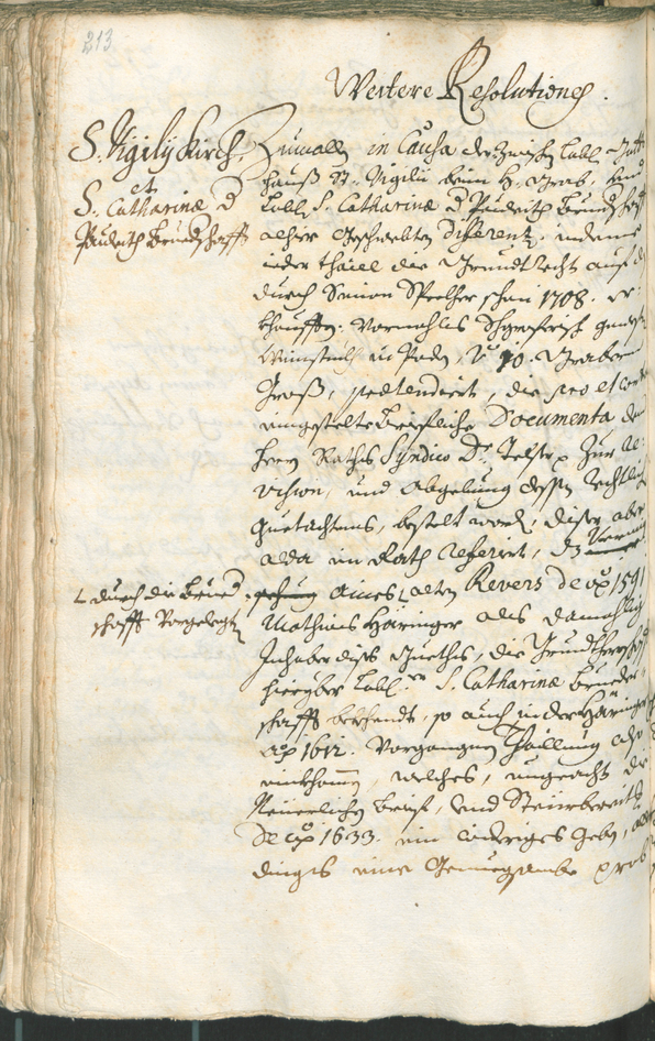 Stadtarchiv Bozen - BOhisto Ratsprotokoll 1717/20 